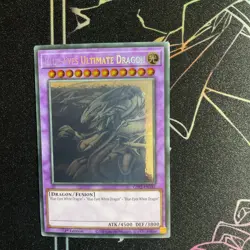GFP2-EN181 Blue-Eyes Ultimate Dragon - Ghost Rare 1st Ed Near Mint YuGiOh - Image 1