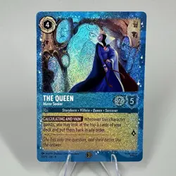 Disney Lorcana The Queen Mirror Seeker 12/P3 Glimmer Foil Promo NM - Image 1