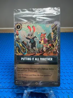 *Sealed* Putting It All Together- Zootopia 2 Movie Promo Disney Lorcana 27/P3 - Image 1