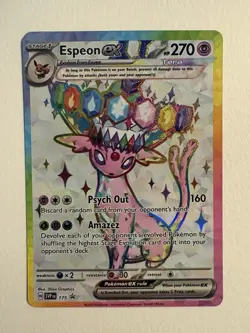 Espeon ex SVP175 Sv: Scarlet & Violet Promo Cards Holo PRISMATIC EVOLUTIONS - Image 1