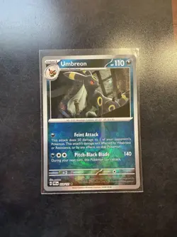 Pokemon Umbreon TCG Prismatic Evolutions Master Ball Reverse Holo Card 059/131 - Image 1