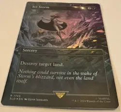 Ice Storm MTG Secret Lair Marvel Card Rainbow 🌈 FOIL 🌟 - Image 1