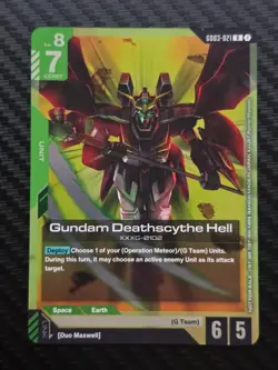 Gundam Card Game - Gundam Deathscythe Hell (Promo) GD03-021 R - NM - Image 1