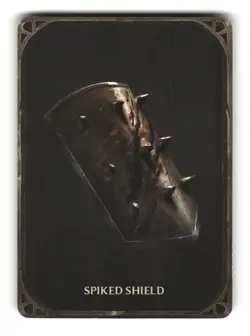 MapHammer Magic Items Unchained D&D Item Card - Spiked Shield - Image 1