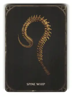 MapHammer Magic Items Unchained D&D Item Card - Spine Whip - Image 1