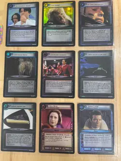 Star Trek CCG: Second Edition Genesis Nine Card Foil Lot - Image 1