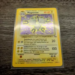 Magneton 11/62 - Fossil Holo Rare card Unlimited. - Image 4
