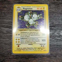 Magneton 11/62 - Fossil Holo Rare card Unlimited. - Image 5