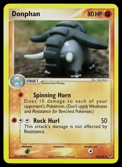 Pokemon Card - Donphan Deoxys 30/107 Uncommon - Image 1