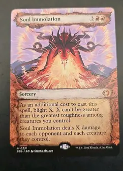 Soul Immolation (Showcase) Lorwyn Eclipsed MTG Regular Near Mint - Image 1
