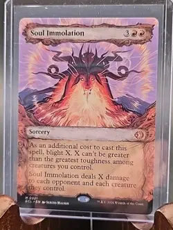 Soul Immolation (Showcase) Lorwyn Eclipsed MTG Regular Near Mint - Image 3