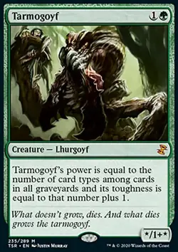 MTG Magic the Gathering Tarmogoyf (235/429) Time Spiral Remastered NM - Image 1