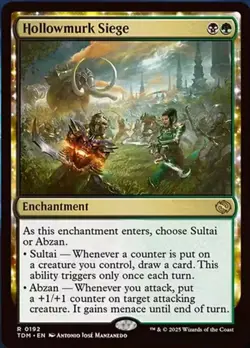 x1 Hollowmurk Siege R MTG Tarkir: Dragonstorm M/NM, English - Image 1