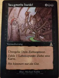 Yawgmoths Handel / Yawgmoth's Bargain - URZA's DESTINY - deutsch (good +) - Image 1