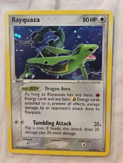 2005 POKEMON EX DEOXYS #22 RAYQUAZA-HOLO - Image 1