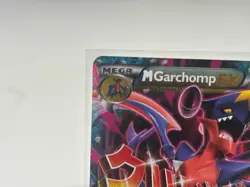 2016 Pokemon Mega M Garchomp EX Holo Black Star Promo Rare XY168 LP/NM - Image 2