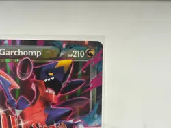 2016 Pokemon Mega M Garchomp EX Holo Black Star Promo Rare XY168 LP/NM - Image 3