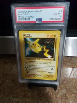 1999 Pokemon Game Pikachu Movie Promo Psa 6 - Image 2