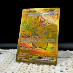 Pokemon TCG GOLD Pikachu Ex #179/131 Prismatic Evolution HYPER RARE - Image 2