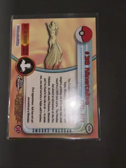 38 Ninetales Topps Vintage Holo Foil Rare Pokemon Spectra Chrome NM - Image 2
