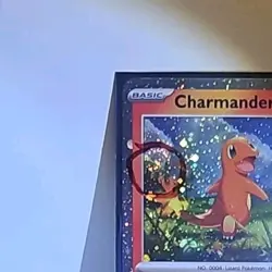 Charmander 004/165 2X HUGE SWIRL COSMOS FOIL PROMO HOLO Pokemon English TCG - Image 2