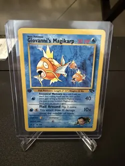 2000 Pokemon 1st Edition Gym Challenge Giovanni's Magikarp | Pack Fresh - Image 1