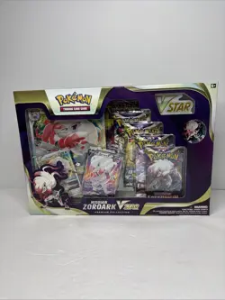 BRAND NEW-Pokemon TCG - Hisuian Zoroark VSTAR Premium Collection Box-SEALED - Image 1