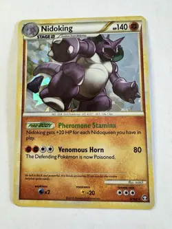 Pokemon Nidoking (Cracked Ice) #6 - Triumphant - 2010 LP - Image 1