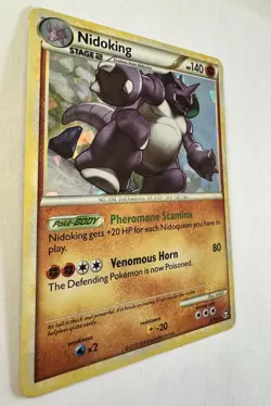 Pokemon Nidoking (Cracked Ice) #6 - Triumphant - 2010 LP - Image 2