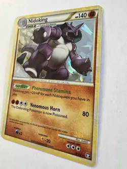 Pokemon Nidoking (Cracked Ice) #6 - Triumphant - 2010 LP - Image 3