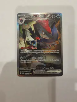 N's Zoroark EX 185/159 Pokemon Journey Together Special Illustration Rare NM - Image 1