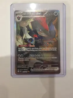 N's Zoroark EX 185/159 Pokemon Journey Together Special Illustration Rare NM - Image 3