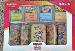 Pokemon Scarlet & Violet 151 Mini Tins 5 Pack Sealed Costco Bundle Box - Image 1
