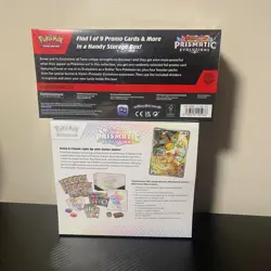 Pokemon TCG Scarlett & Violet Prismatic Evolutions ETB & Surprise Box Lot Sealed - Image 2