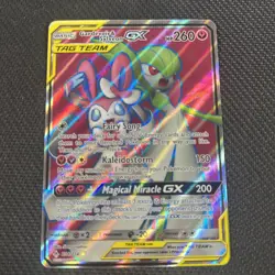 Pokemon TCG Unbroken Bonds Gardevoir Sylveon GX Full Art Holo Card 204/214 - Image 2
