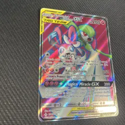 Pokemon TCG Unbroken Bonds Gardevoir Sylveon GX Full Art Holo Card 204/214 - Image 4