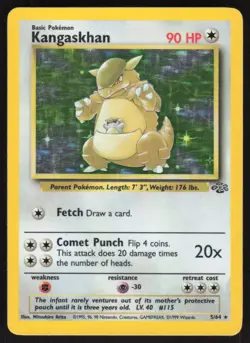 Pokemon TCG Jungle #05/64 Kangaskhan (5) MP - Image 1