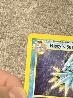 Pokemon Misty's Seadra (Prerelease) 009/132 Wotc Promo Holo - Image 3