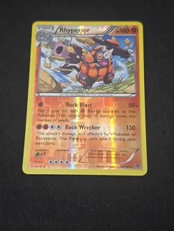 Rhyperior 62/146 XY Reverse Holo Rare Pokemon TCG Light Played - Image 1