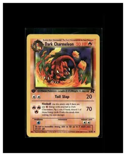 2000 Pokemon TCG Dark Charmeleon Team Rocket 32/82 Uncommon 1st Edition - Image 1