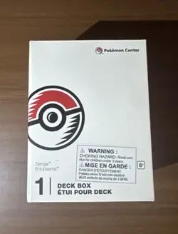 Pokemon Center - TCG Deck Buddies: Gengar Deck Box - New & Unopened Sealed - Image 3