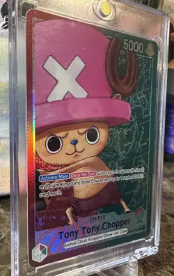 One Piece TCG Tony Tony.Chopper OP08-001 Parallel - Image 1