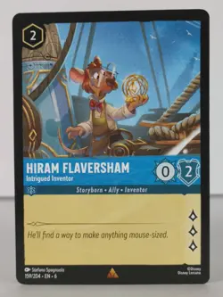 Hiram Flaversham - Azurite Sea - 159/204 - Lorcana TCG - Rare - Image 1