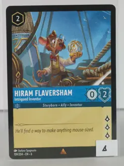 Hiram Flaversham - Azurite Sea - 159/204 - Lorcana TCG - Rare - Image 2