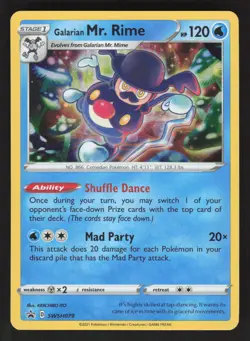 Galarian Mr. Rime SWSH079 Pokemon TCG Sword & Shield Promo Cards VLP - Image 1