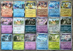 Pokemon Eeveelution HOLO & REVERSE 18 Card Set Lot PRISMATIC EVOLUTIONS Umbreon - Image 1