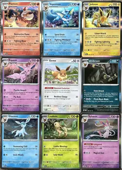 Pokemon Eeveelution HOLO & REVERSE 18 Card Set Lot PRISMATIC EVOLUTIONS Umbreon - Image 2