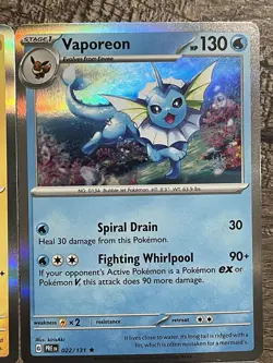 Pokemon Eeveelution Complete HOLO & REVERSE 8 Card Set Lot PRISMATIC EVOLUTION - Image 5