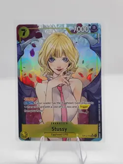 One Piece Card Game TCG Stussy OP13-110 Alt Art M/NM Condition - Image 1