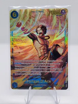 One Piece Card Game Portgas D. Ace OP13-119 SEC Carrying on His Will - English - Image 1